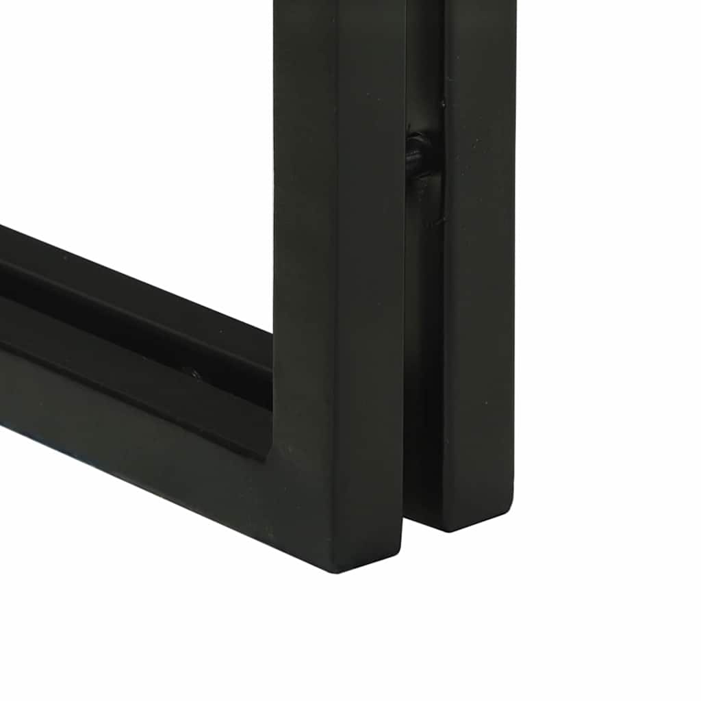 vidaXL Stolik kawowy 2 pcs Brązowy 48 x 40 x 40 cm Lite Drewno Akacji
