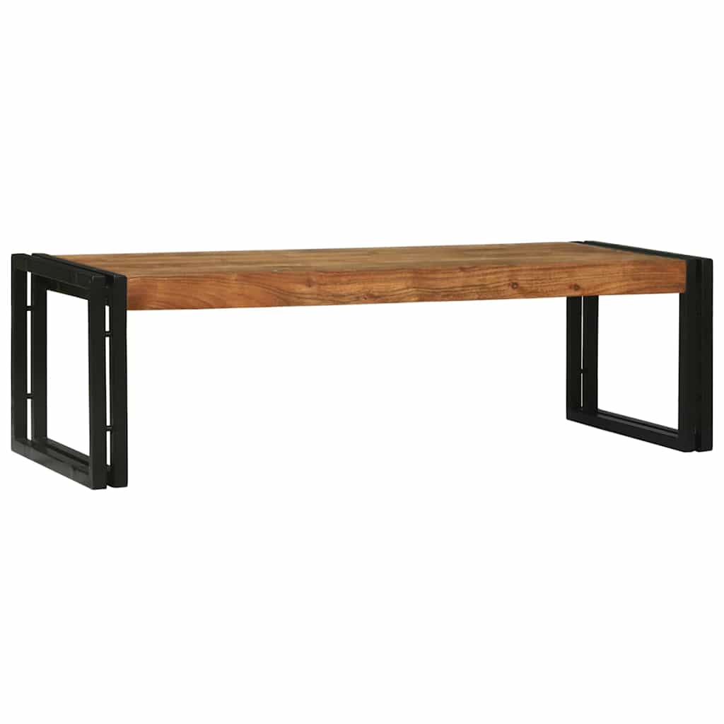 vidaXL Stolik kawowy 2 pcs Brązowy 48 x 40 x 40 cm Lite Drewno Akacji