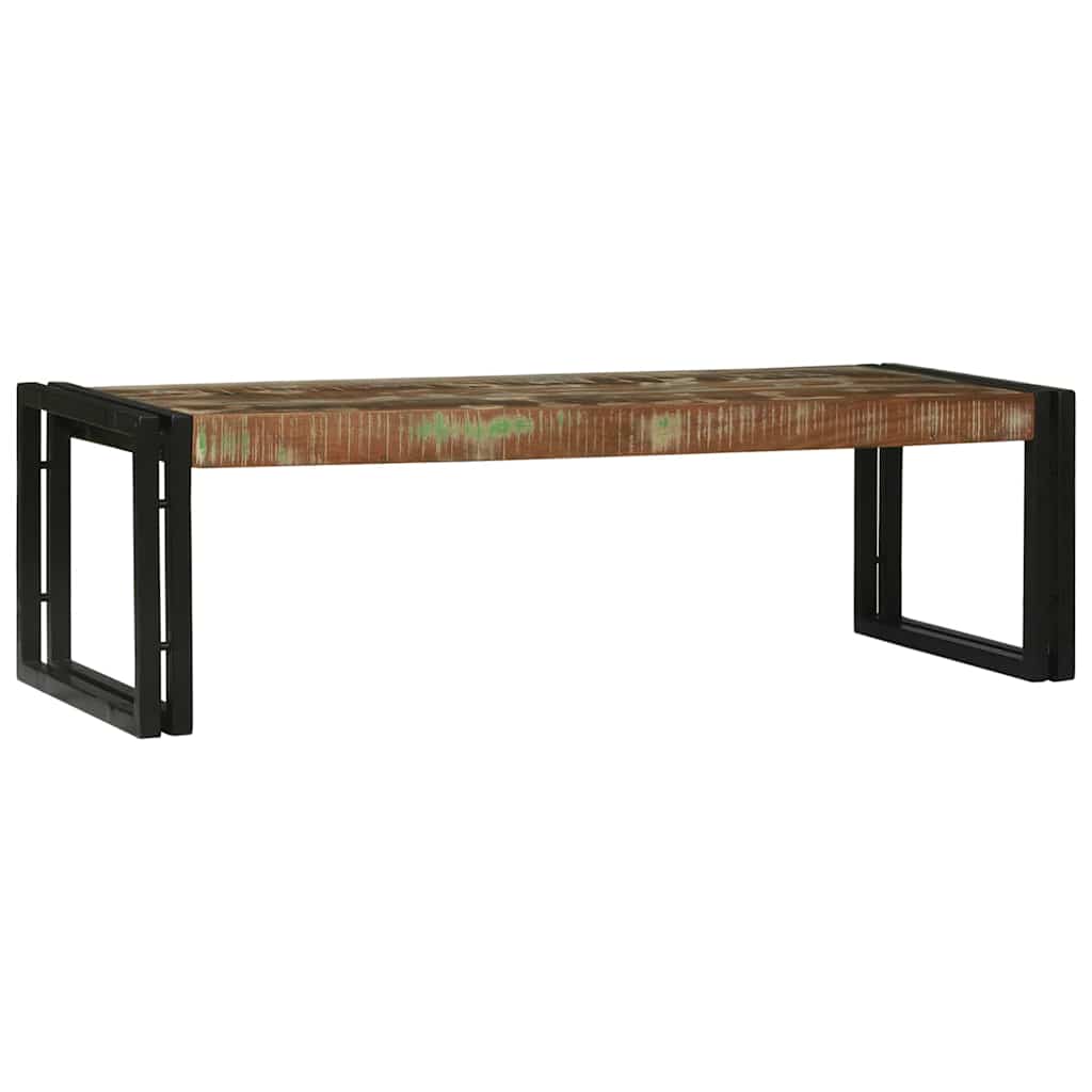 vidaXL Stolik kawowy 2 pcs Wielokolorowe Lite Drewno Recyklingowe
