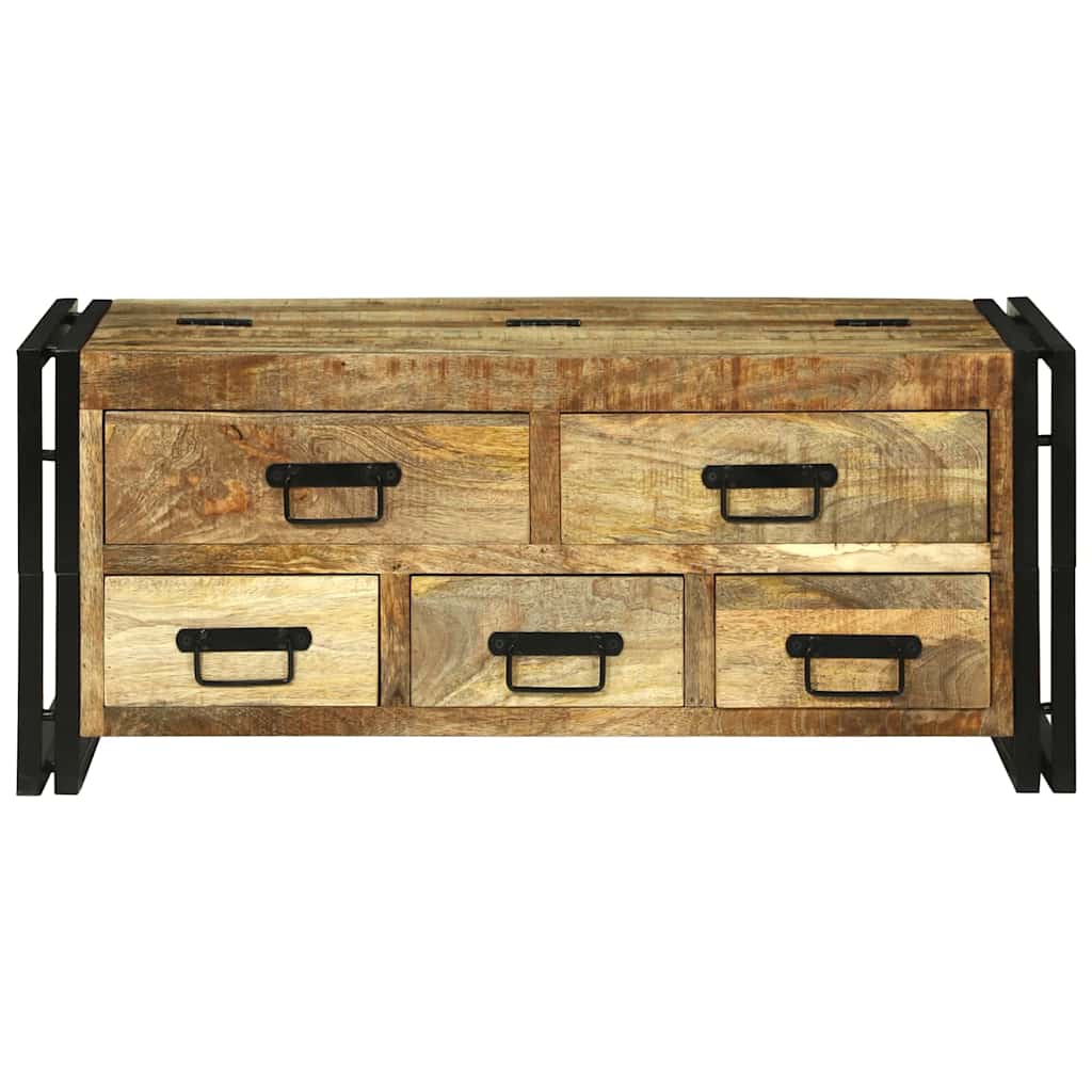 vidaXL Stolik kawowy z szufladą Brązowy 90 x 50 x 38 cm Drewno z mango