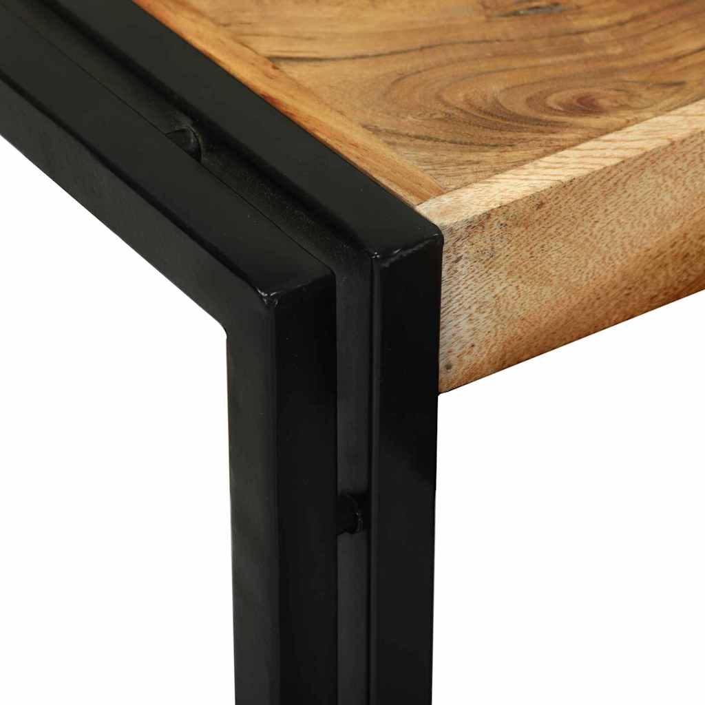 vidaXL Stolik Nesting 3 pcs Lite drewno akacjowe i metal
