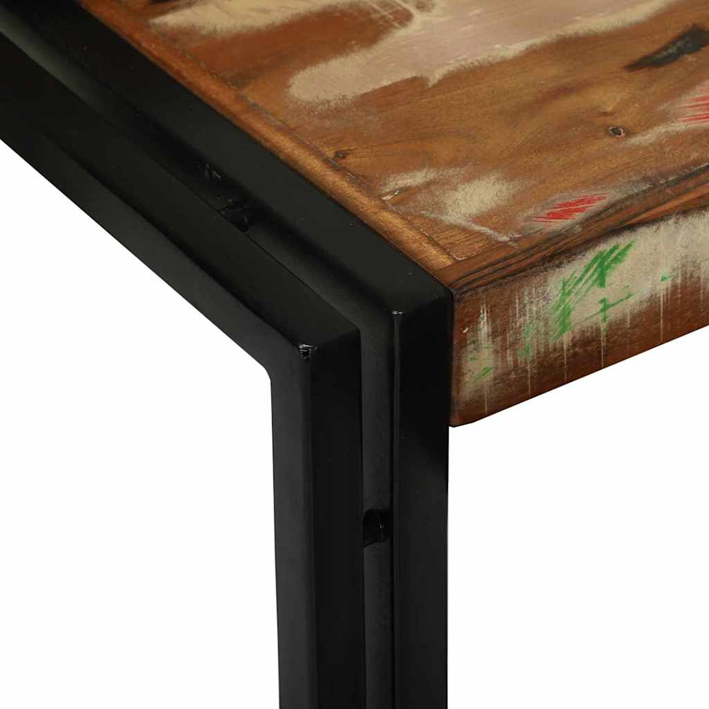 vidaXL Stolik Nesting 3 pcs Lite drewno odzyskane i metal