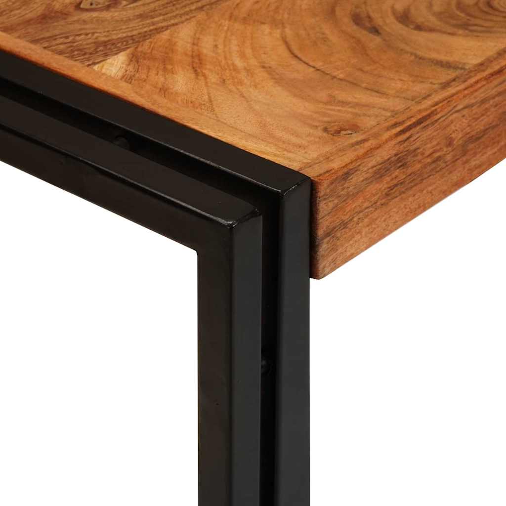 vidaXL Stolik Nesting 3 pcs Lite drewno akacjowe i metal