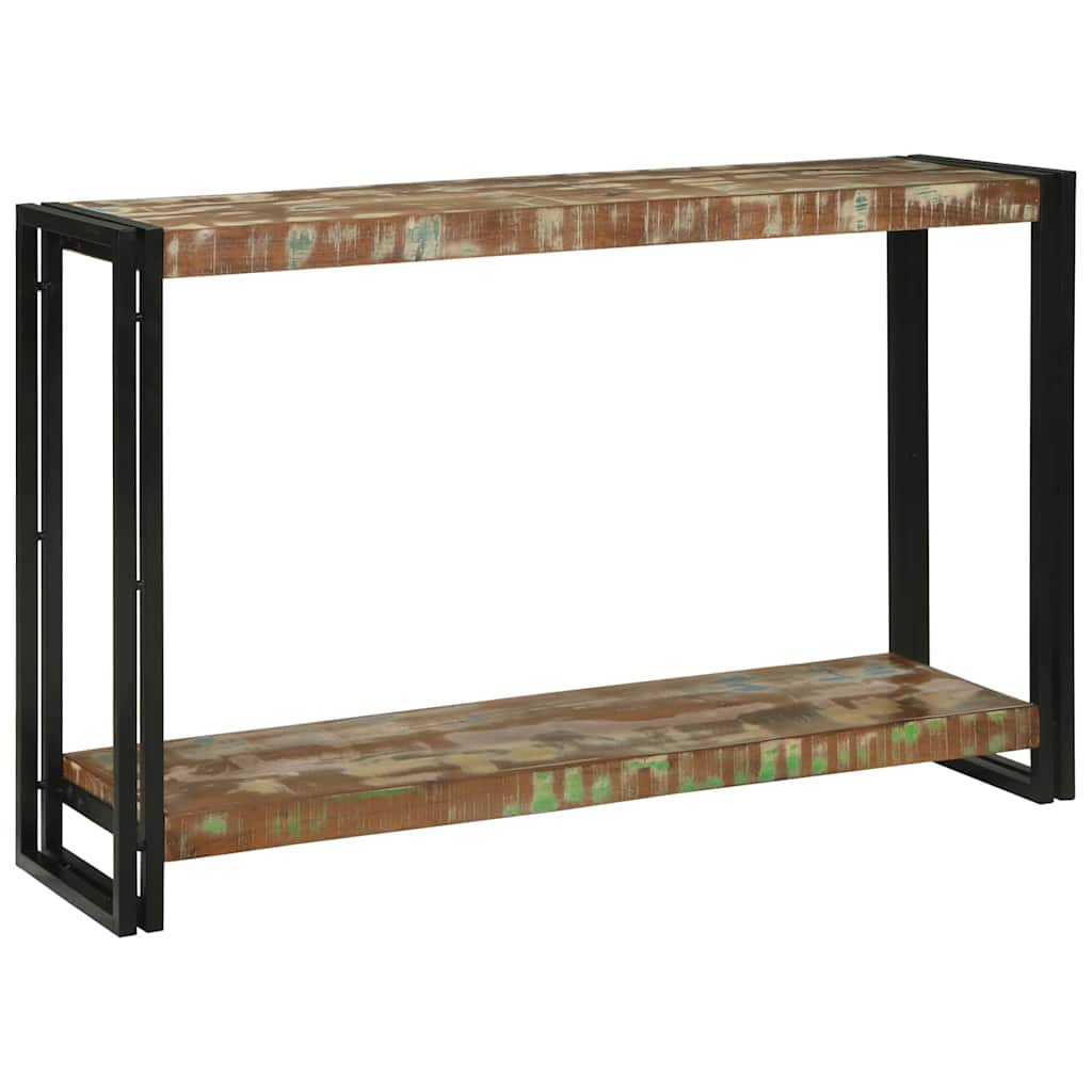 vidaXL Konsola Wielokolorowe 120 x 33 x 75 cm Lite Drewno Recyklingowe
