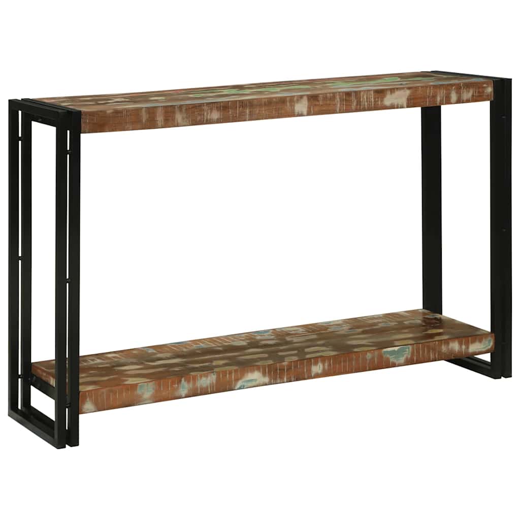 vidaXL Konsola Wielokolorowe 120 x 33 x 75 cm Lite Drewno Recyklingowe