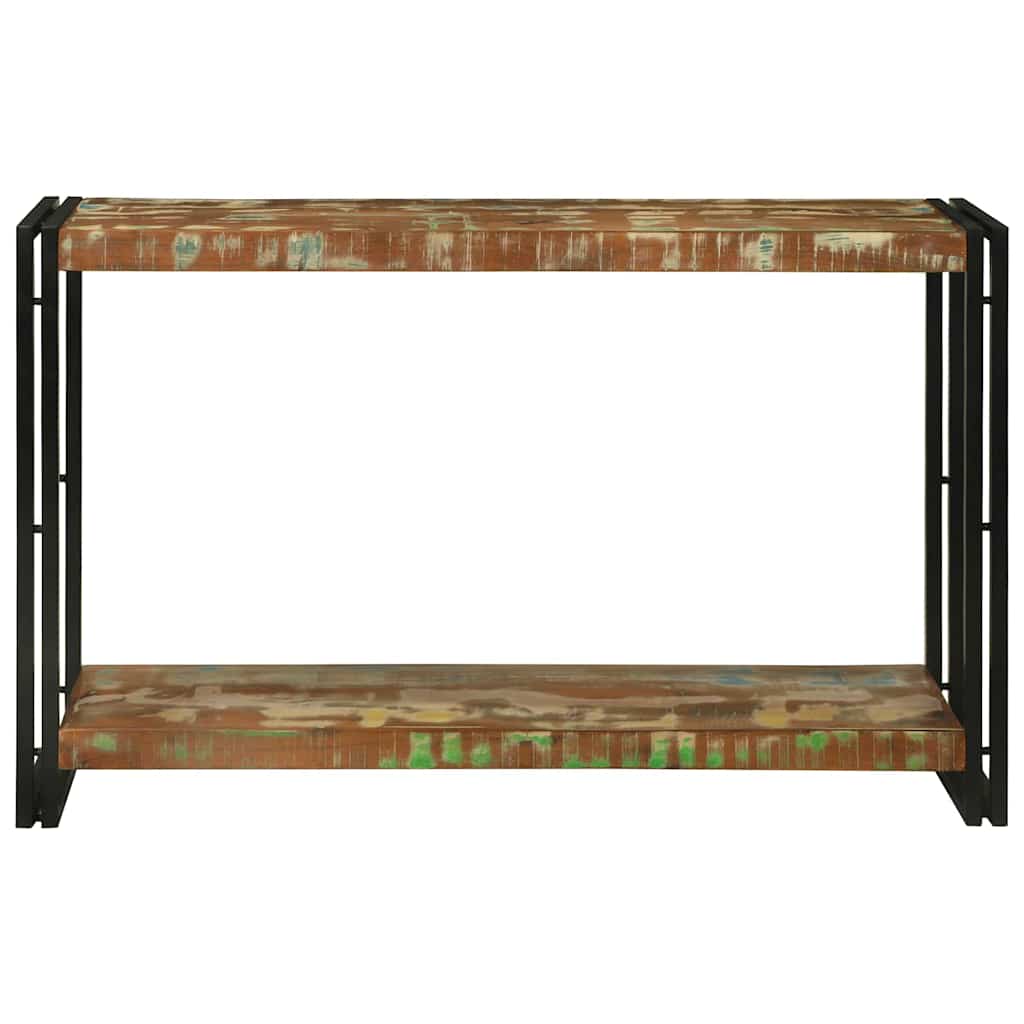 vidaXL Konsola Wielokolorowe 120 x 33 x 75 cm Lite Drewno Recyklingowe