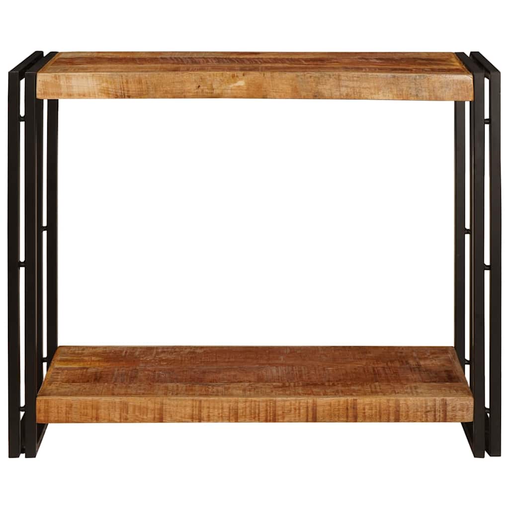 vidaXL Konsola z półką Brązowy 90 x 33 x 75 cm Drewno z mango