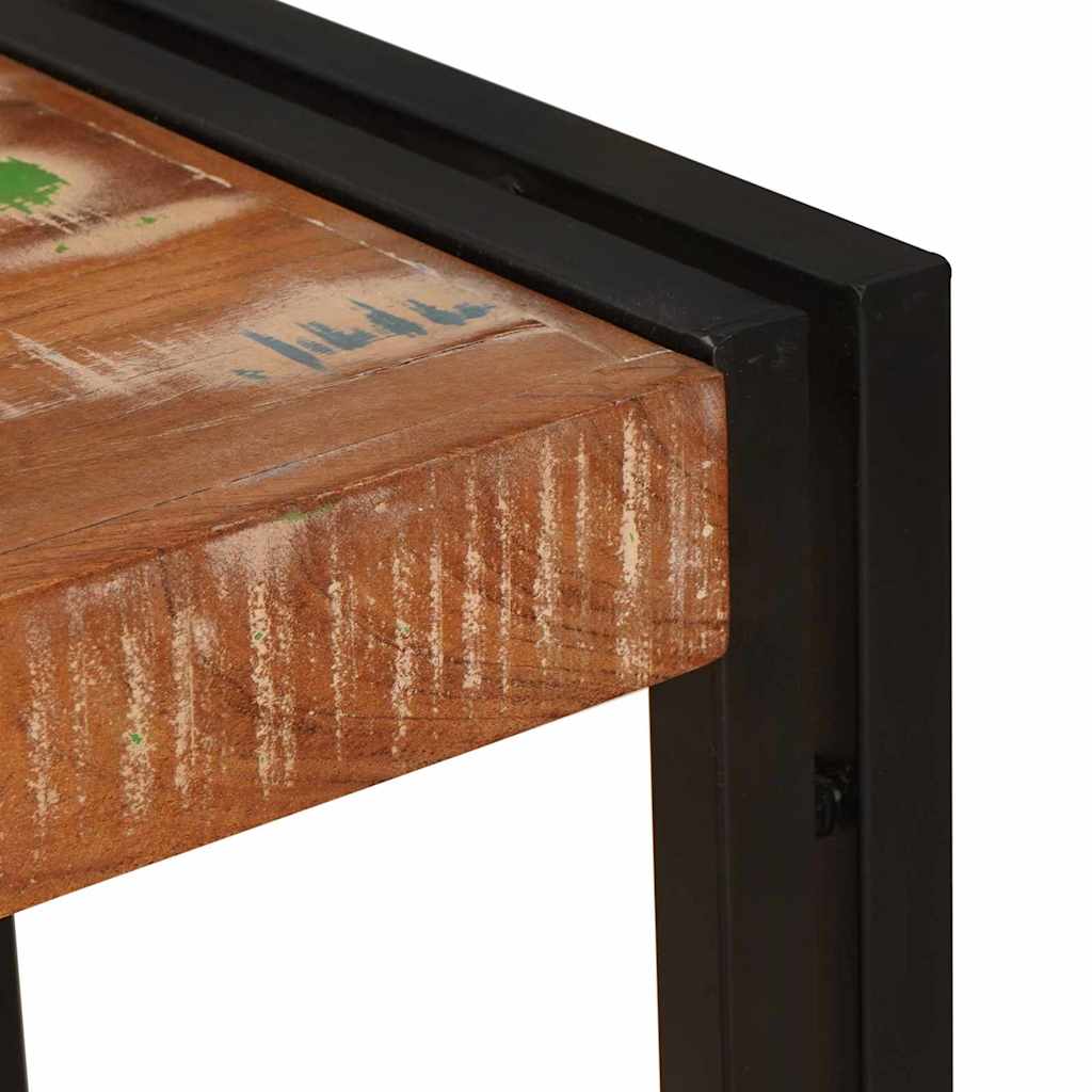 vidaXL Konsola Wielokolorowe 90 x 33 x 75 cm Lite Drewno Recyklingowe