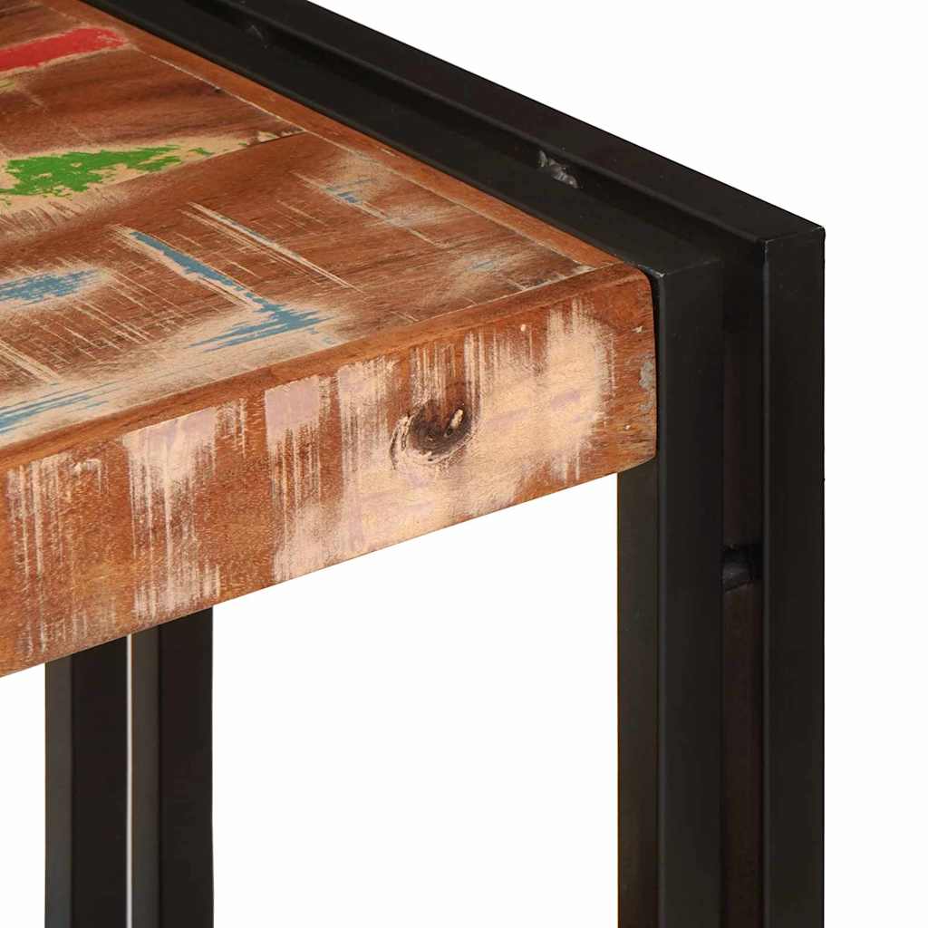 vidaXL Konsola Wielokolorowe 160 x 33 x 75 cm Lite Drewno Recyklingowe