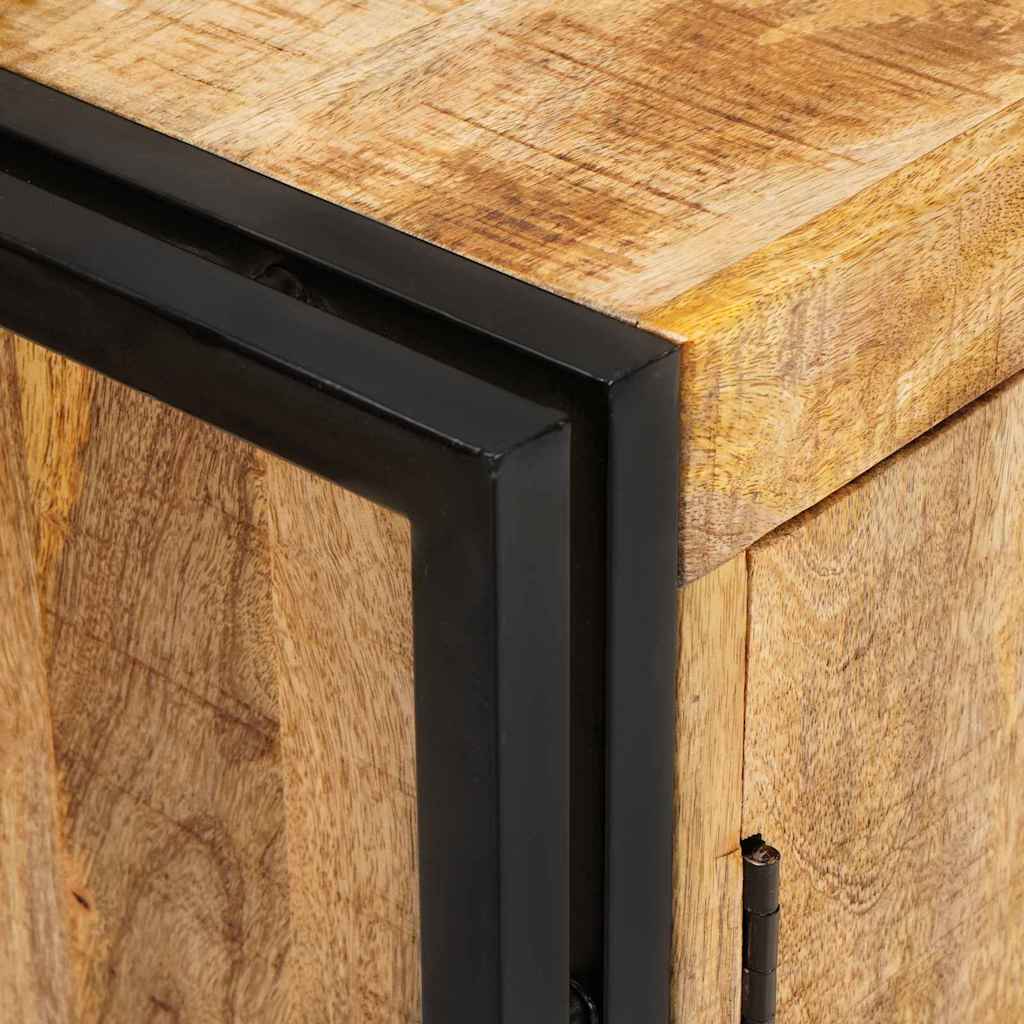 vidaXL Bufet Brązowy 80 x 33 x 70 cm lite drewno mango