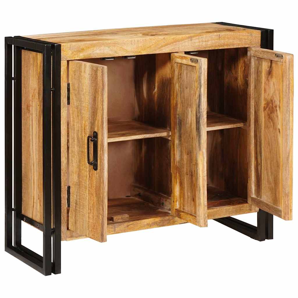 vidaXL Bufet Brązowy 80 x 33 x 70 cm lite drewno mango