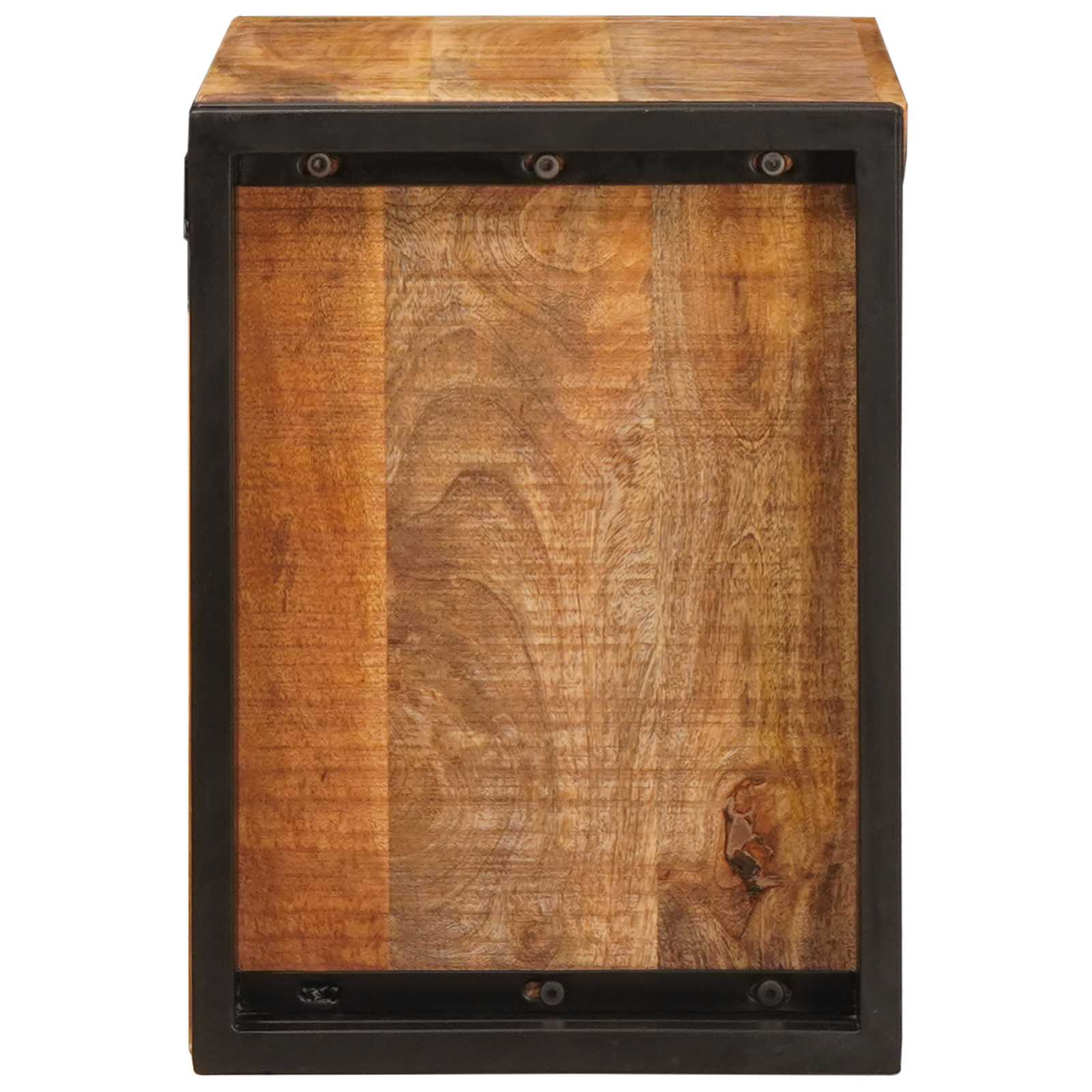 vidaXL Regał na wino Brązowy 60 x 45 x 33 cm Lite Surowe Drewno Mango