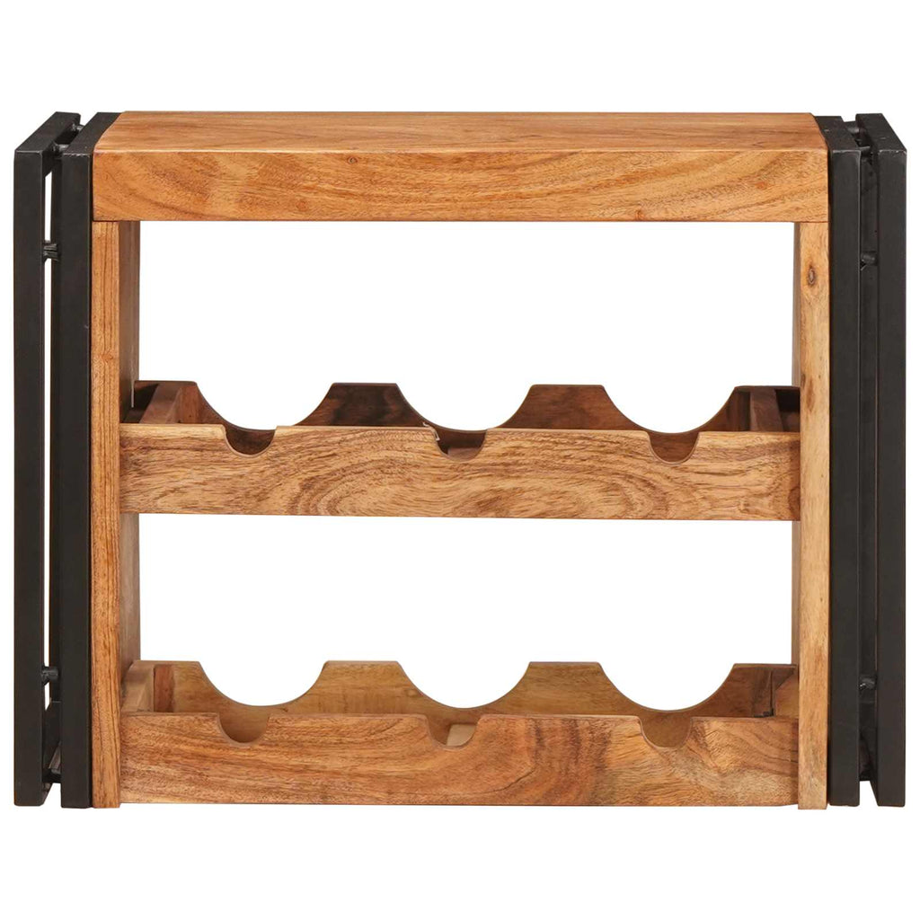 vidaXL Regał na wino Brązowy 60 x 45 x 33 cm Lite Drewno Akacji