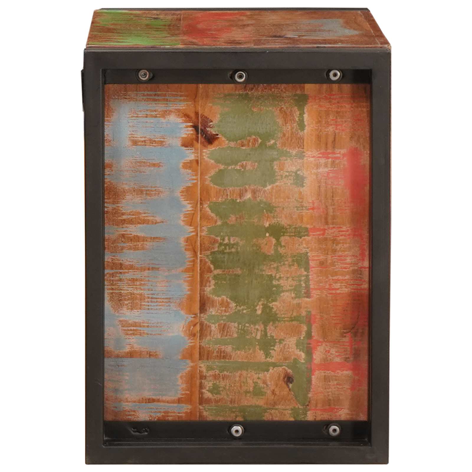 vidaXL Regał na wino Brązowy 60 x 45 x 33 cm Lite odzyskane drewno