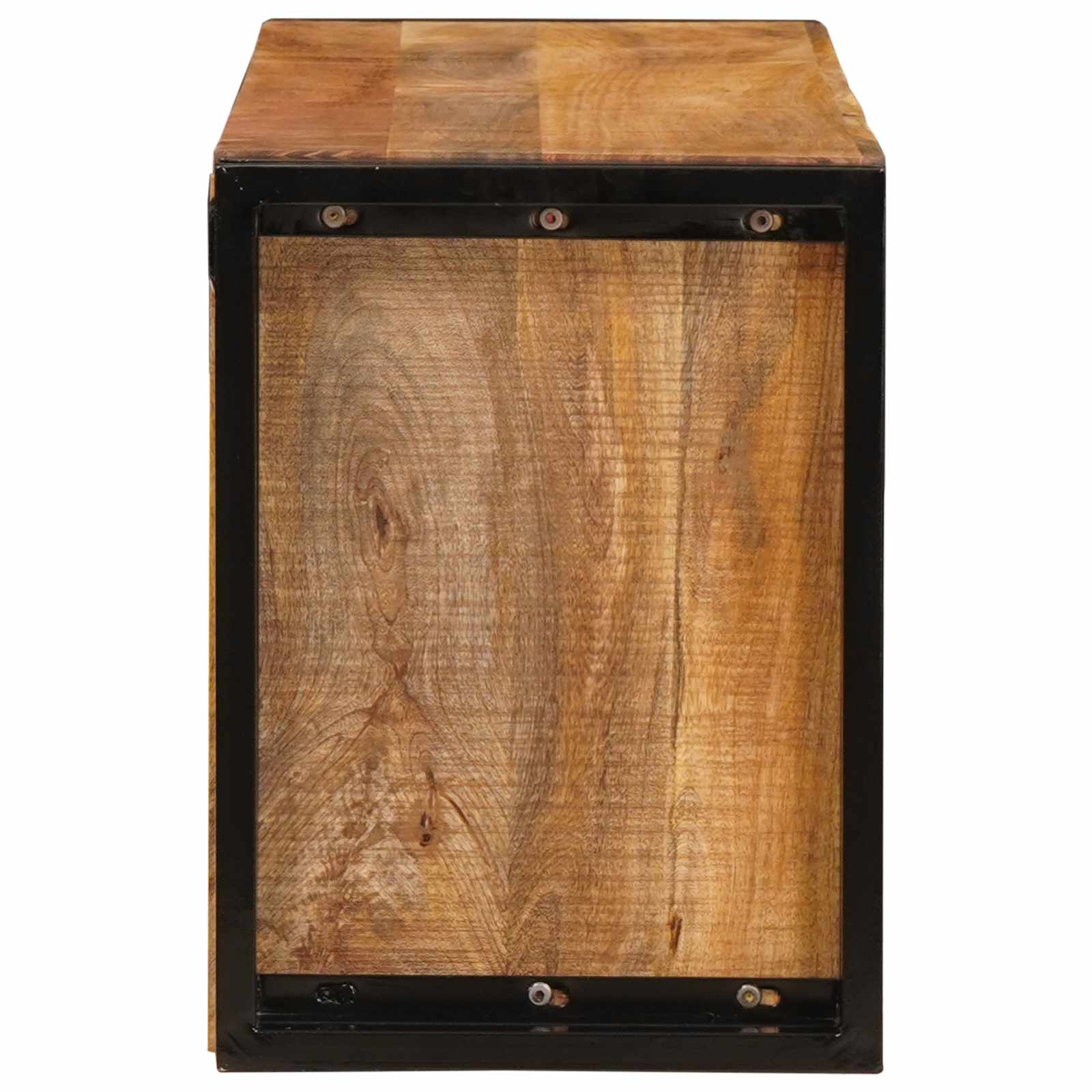 vidaXL Regał na wino Brązowy 100 x 45 x 33 cm Lite Surowe Drewno Mango