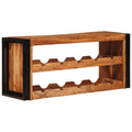 vidaXL Regał na wino Brązowy 100 x 45 x 33 cm Lite Drewno Akacji
