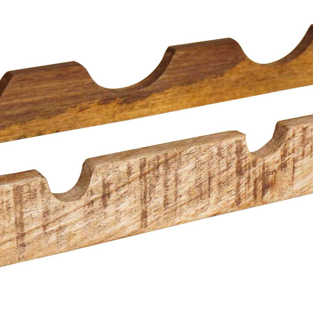 vidaXL Regał na wino Brązowy 100 x 45 x 33 cm Lite Surowe Drewno Mango