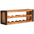 vidaXL Regał na wino Brązowy 120 x 45 x 33 cm Lite Drewno Akacji