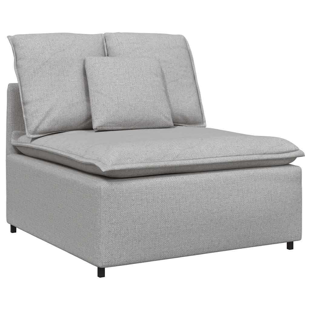 vidaXL Sofa modułowa z poduszkami, szara obłok