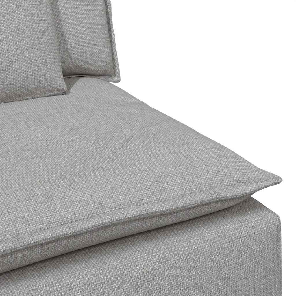 vidaXL Sofa modułowa z poduszkami, szara obłok
