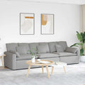 vidaXL Sofa modułowa z poduszkami, szara obłok