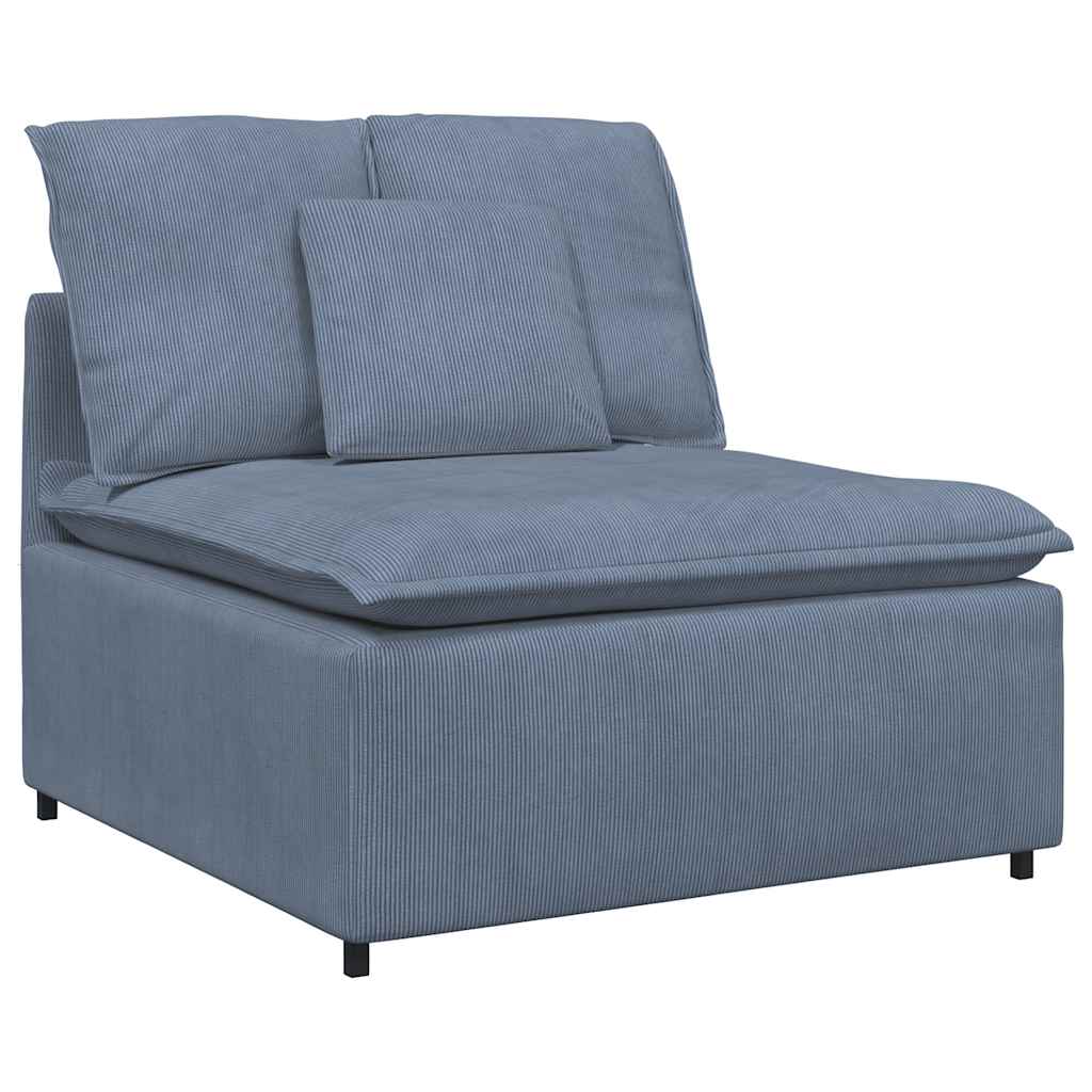 vidaXL Sofa modułowa z poduszkami, niebieska