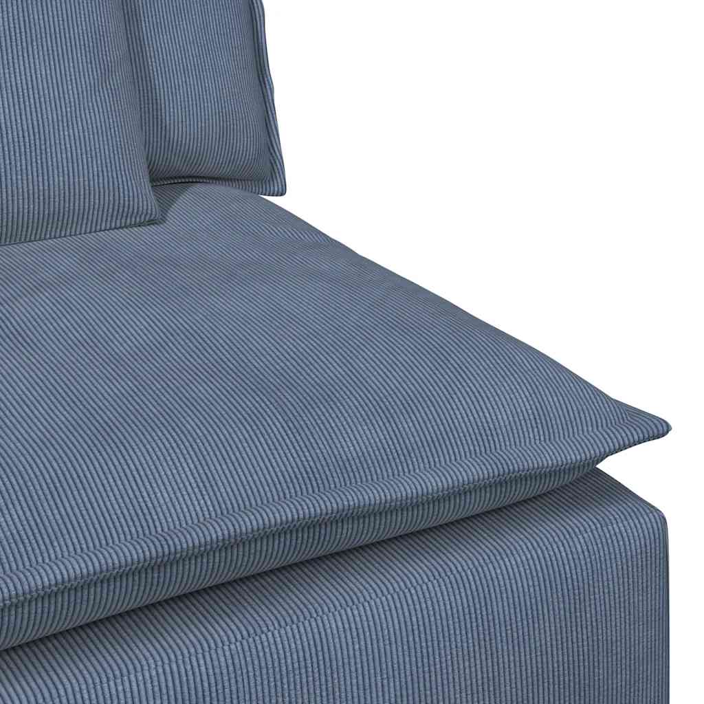 vidaXL Sofa modułowa z poduszkami, niebieska