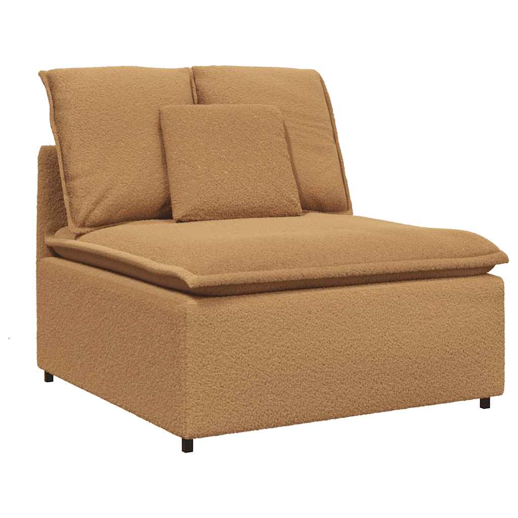 vidaXL Sofa modułowa z poduszkami, beżowa