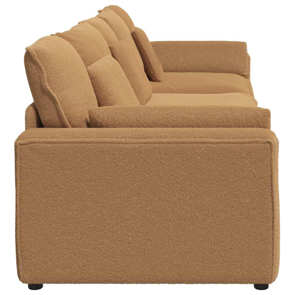 vidaXL Sofa modułowa z poduszkami, beżowa