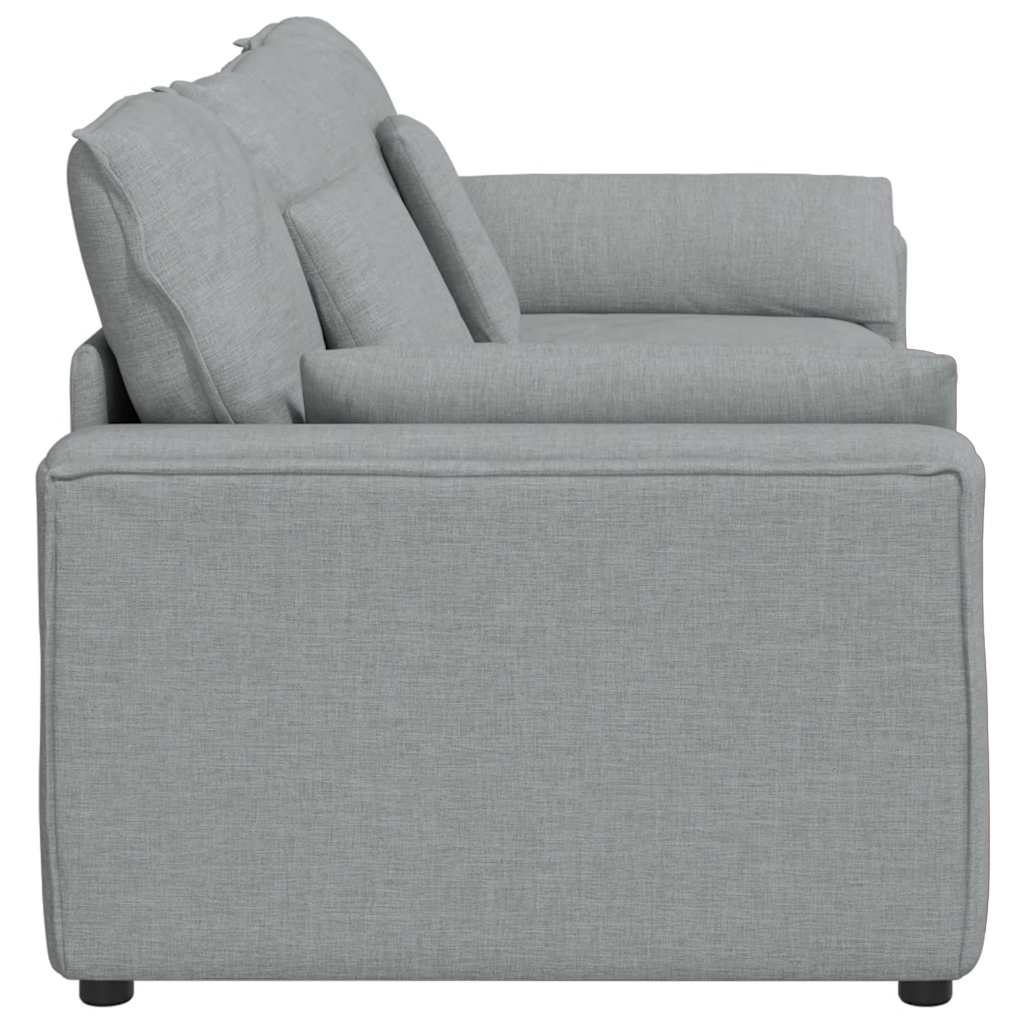 vidaXL Sofa modułowa z poduszkami, jasnoszara