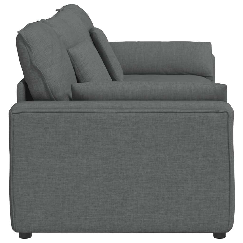 vidaXL Sofa modułowa z poduszkami ciemnoszara