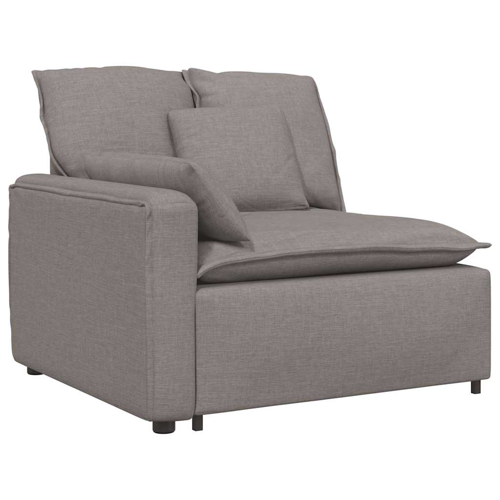 vidaXL Sofa modułowa z poduszkami, taupe