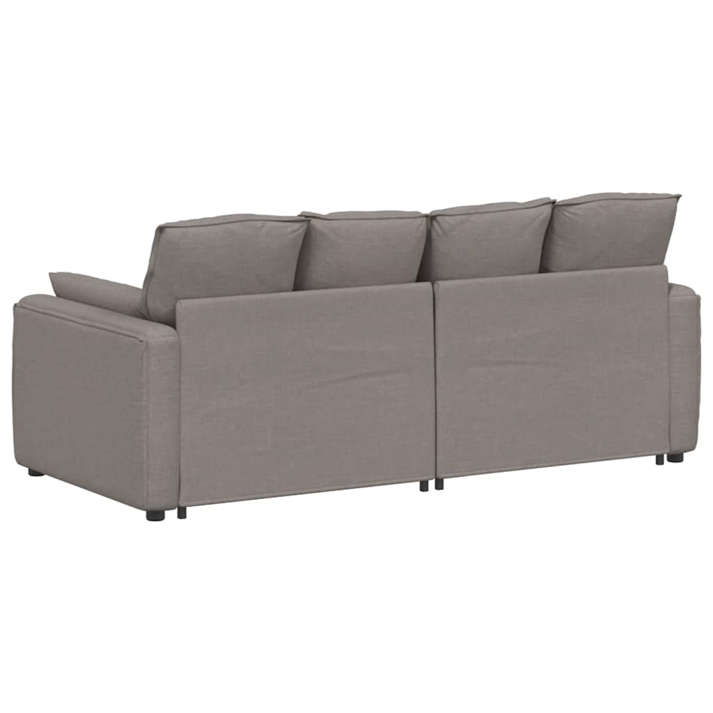vidaXL Sofa modułowa z poduszkami, taupe