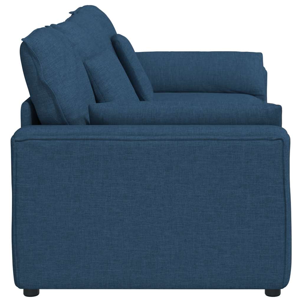 vidaXL Sofa modułowa z poduszkami, niebieska