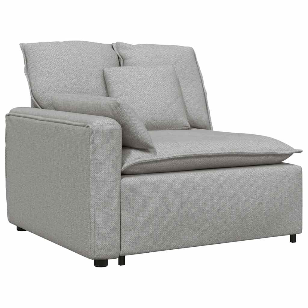 vidaXL Sofa modułowa z poduszkami, szara obłok