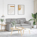 vidaXL Sofa modułowa z poduszkami, szara obłok