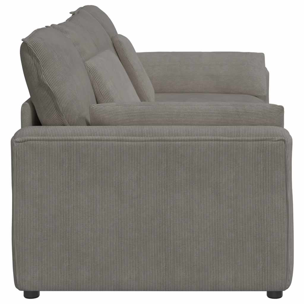 vidaXL Sofa modułowa z poduszkami, jasnoszara
