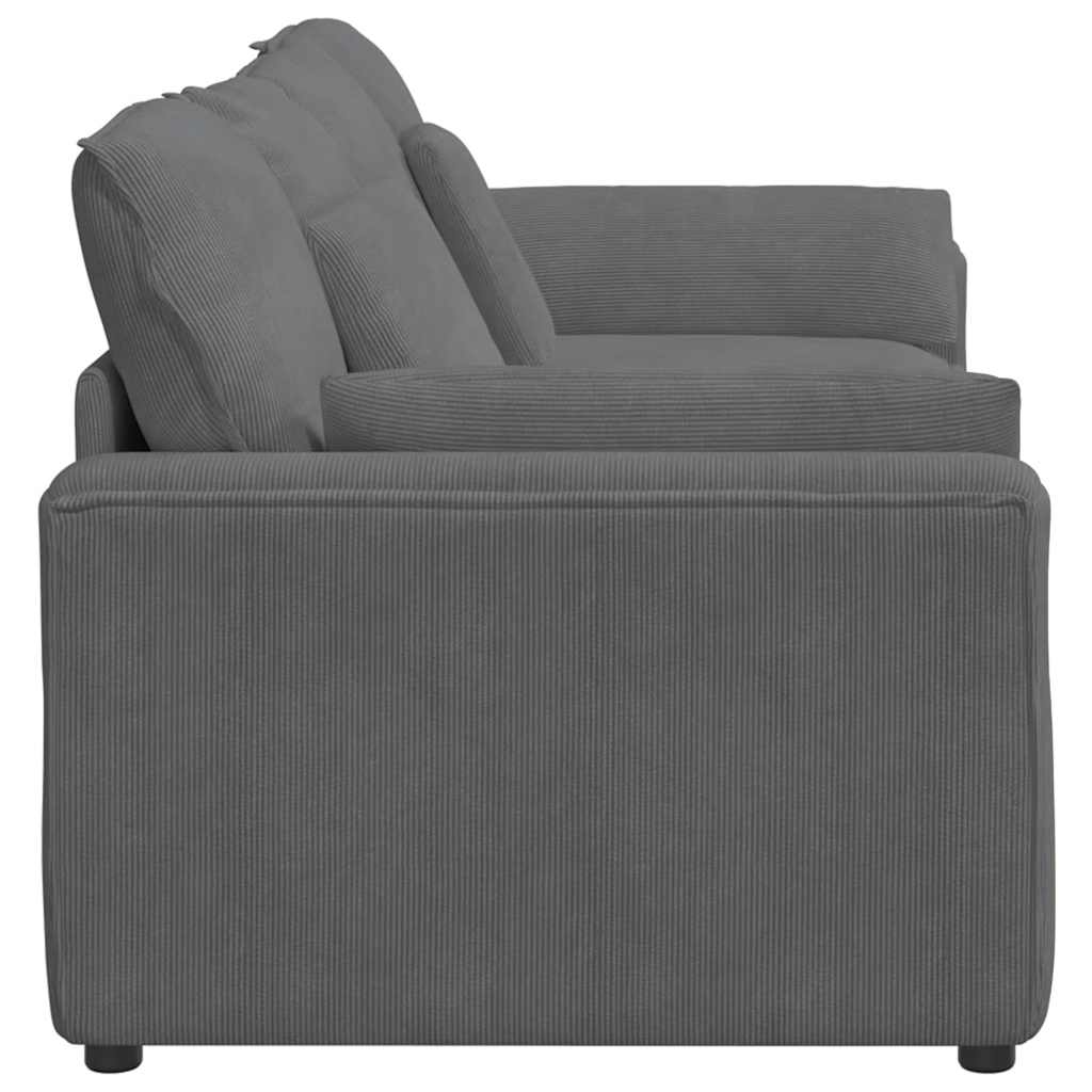 vidaXL Sofa modułowa z poduszkami ciemnoszara