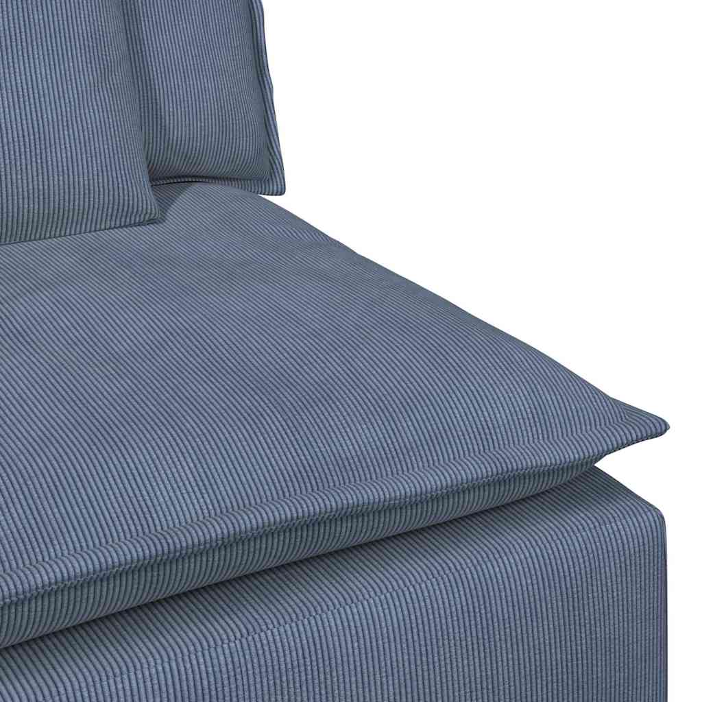 vidaXL Sofa modułowa z poduszkami, niebieska
