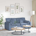 vidaXL Sofa modułowa z poduszkami, niebieska