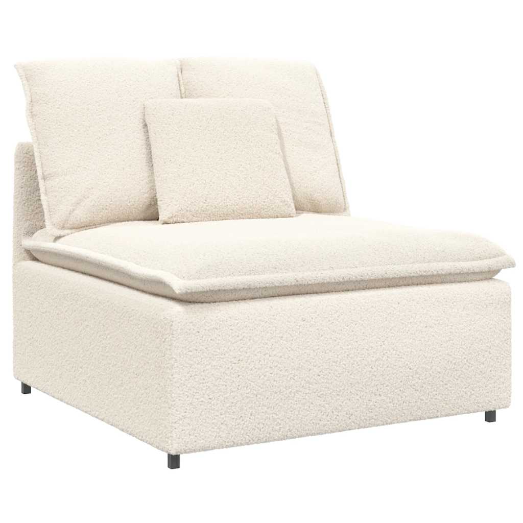 vidaXL Sofa modułowa z podnóżkiem i poduszkami Tkanina przypominająca