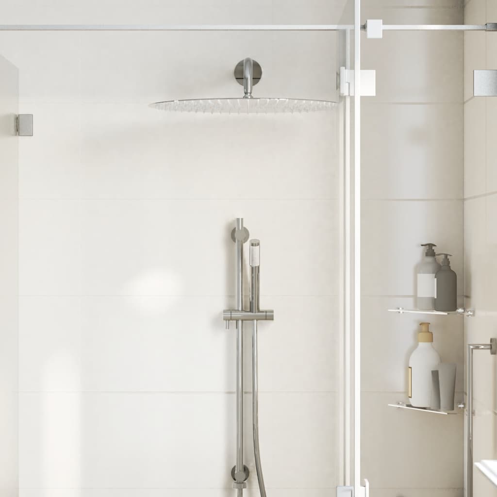 vidaXL Deszczownica prysznicowa ze stali nierdzewnej 304 50 cm okrągła