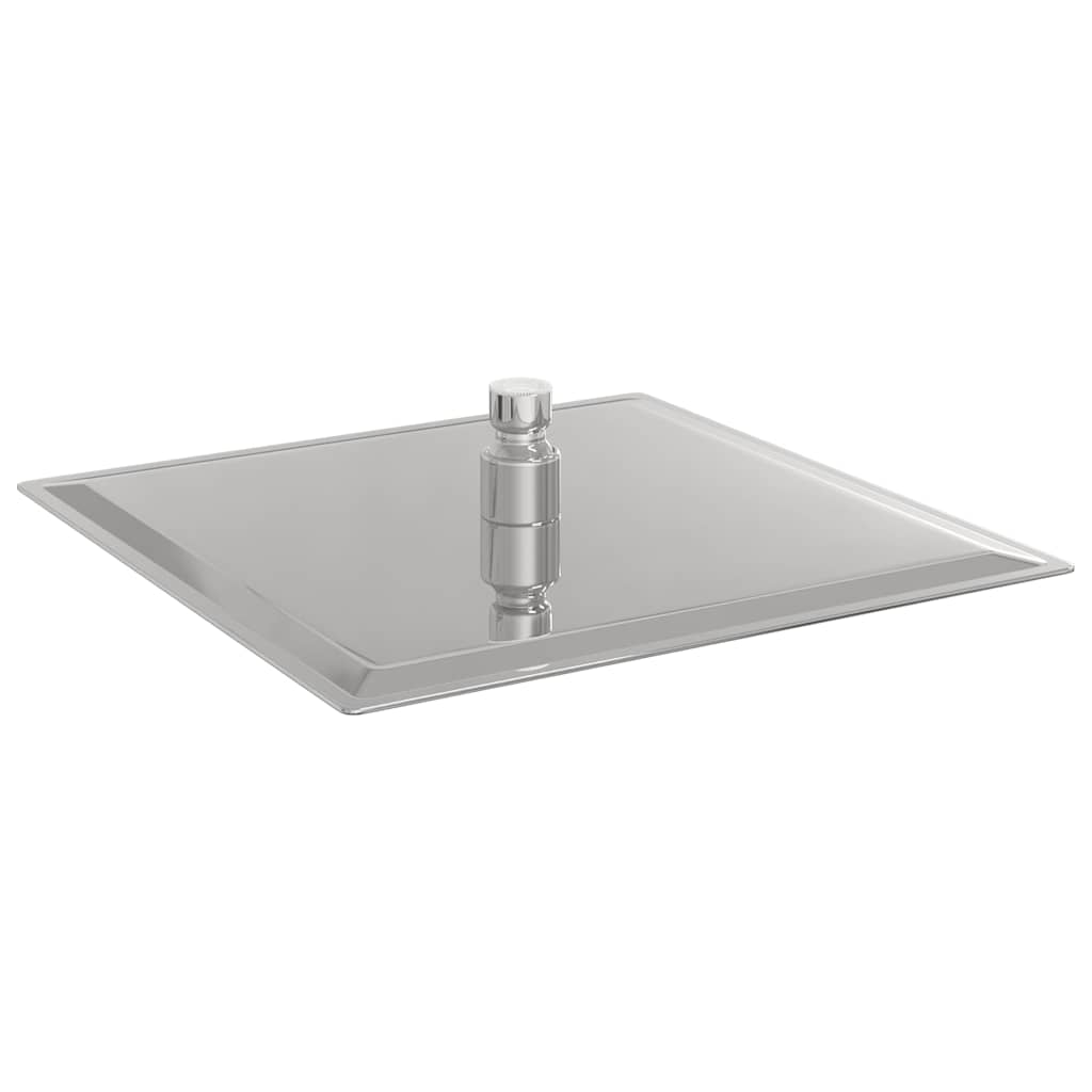 vidaXL Deszczownica prysznicowa Stal nierdzewna 304 25x25cm kwadratowa