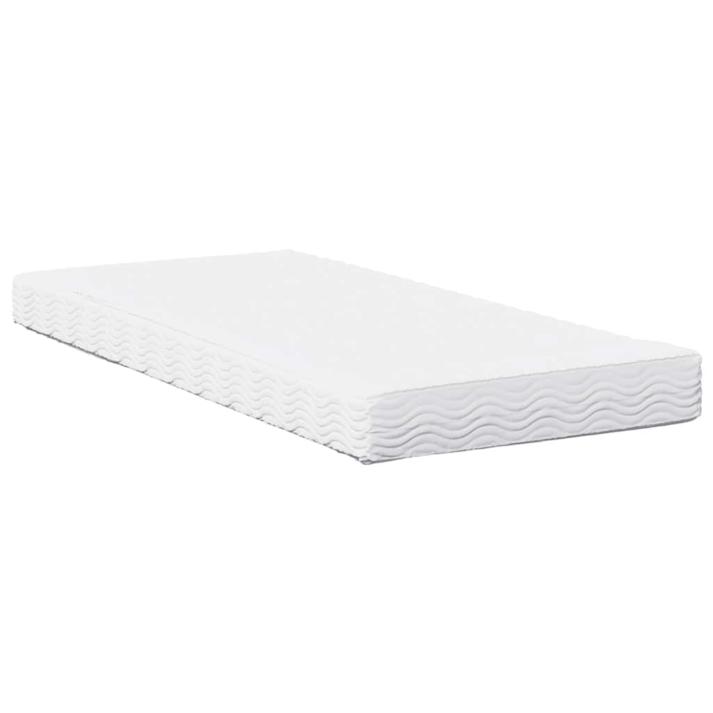 vidaXL Łóżko dzienne z materacem, 80x200 cm, lite drewno sosnowe
