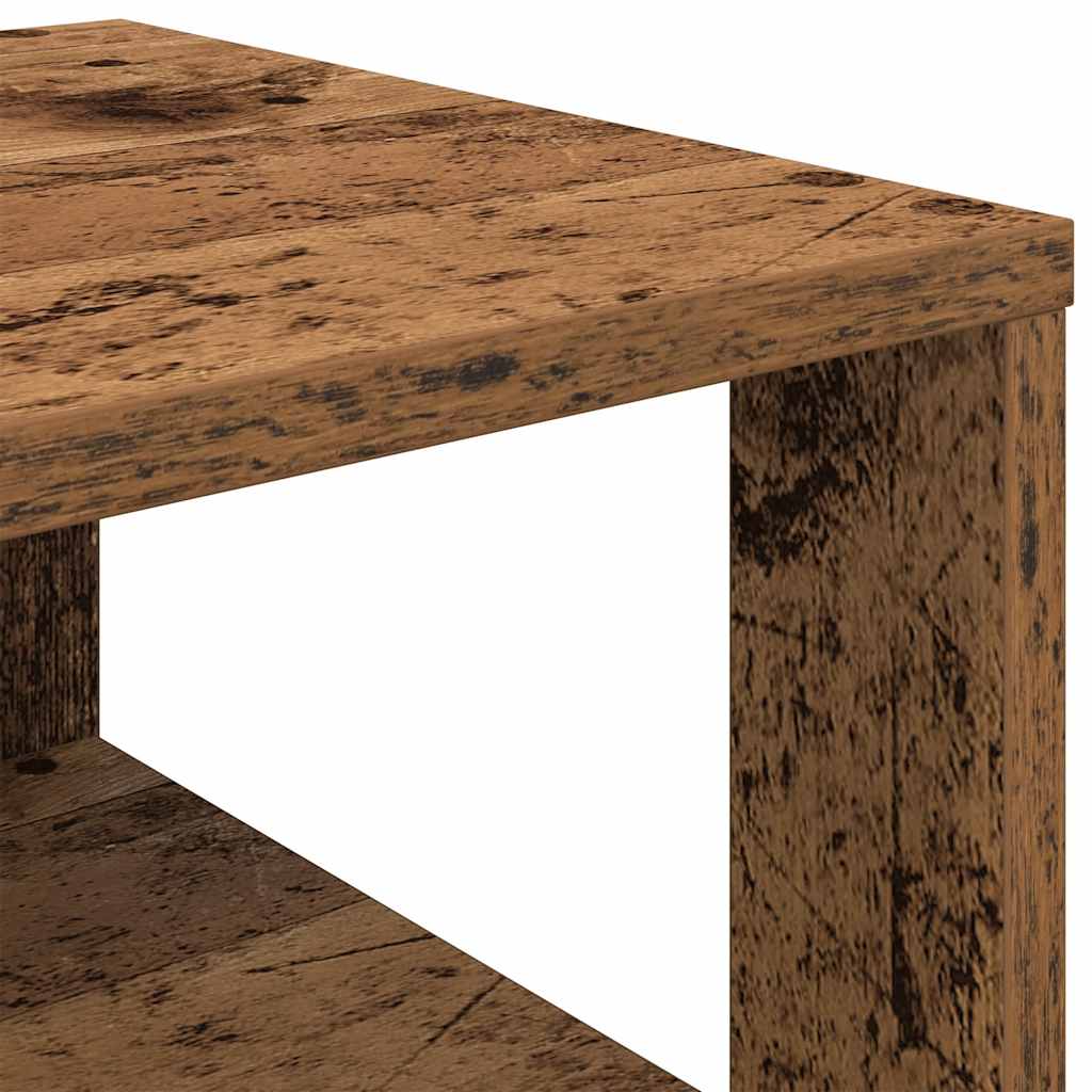 vidaXL Półka na buty, stare drewno, 61x32x70 cm
