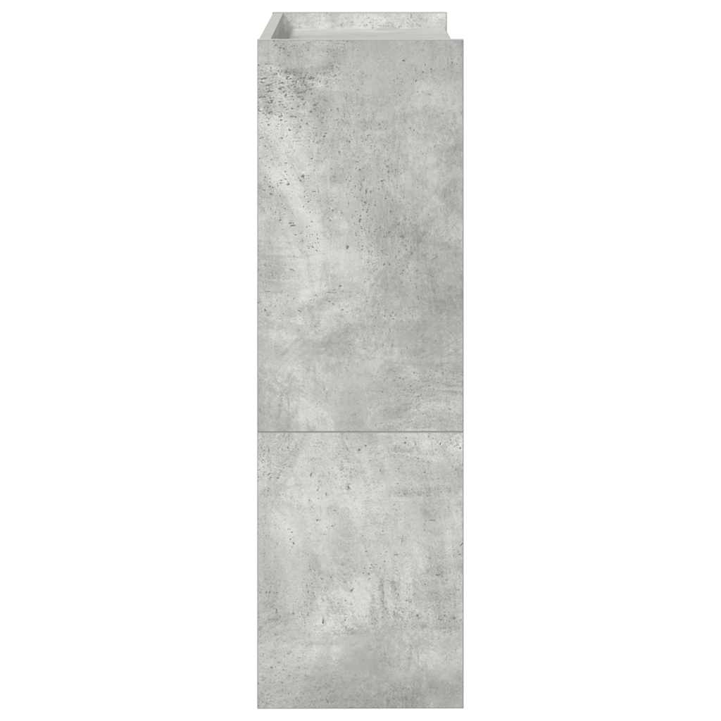 vidaXL Półka na buty, betonowa szarość, 60x25x81 cm