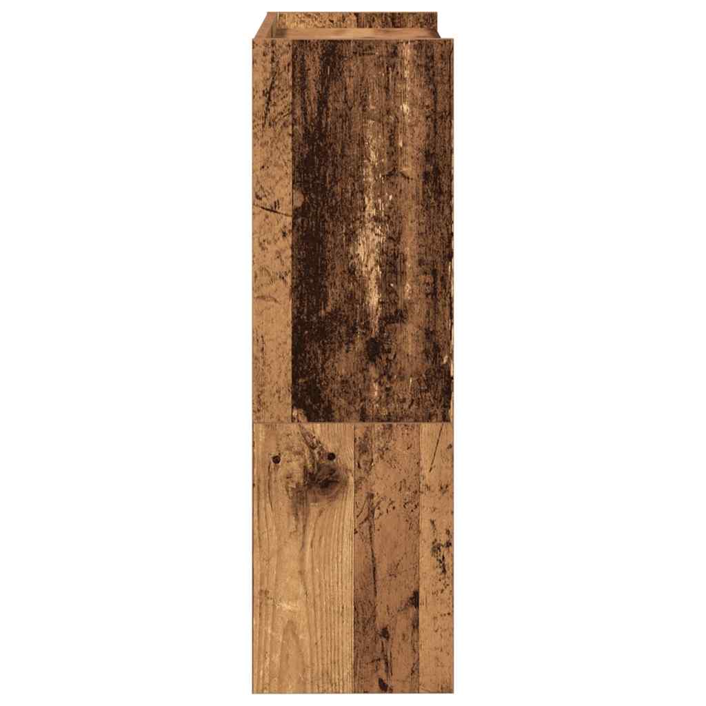 vidaXL Półka na buty, stare drewno, 60x25x81 cm