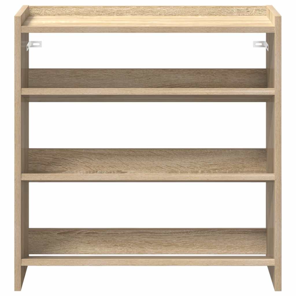 vidaXL Stojak na buty, dąb sonoma 60x25x62 cm, materiał drewnopochodny