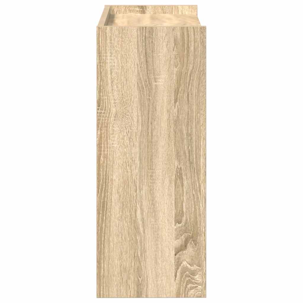 vidaXL Stojak na buty, dąb sonoma 60x25x62 cm, materiał drewnopochodny