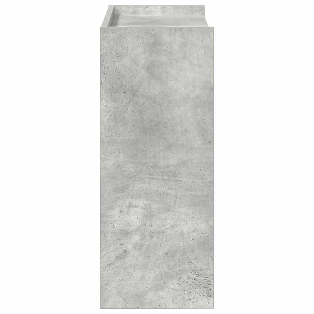 vidaXL Stojak na buty, betonowa szarość, 60x25x62 cm